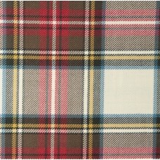 Stewart Muted Dress Lightweight Tartan Fabric By The Metre